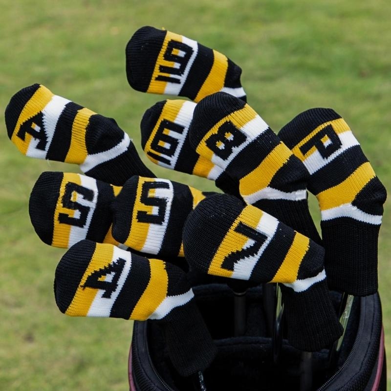 Golf Equipment Set - 9Pcs 골프 아이언 헤드 커버 골프