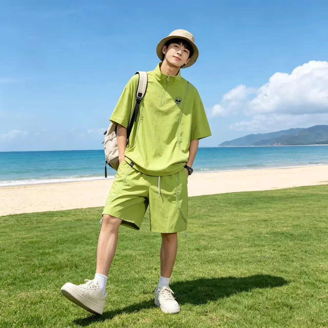 여름 남녀 햇빛 차단 골프웨어 커플 상의 및 반바지 세 - Golf Equipment Set 리뷰 및 가격