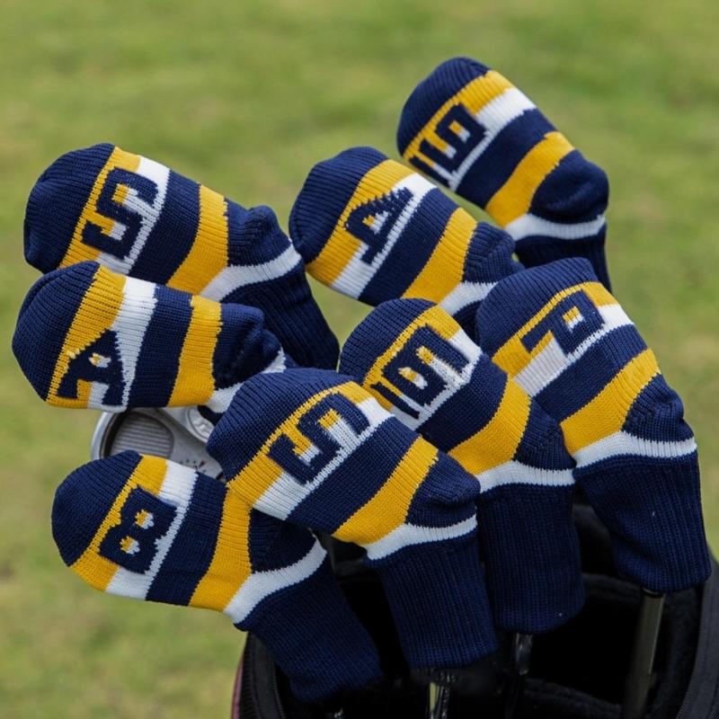 9Pcs 골프 아이언 헤드 커버 골프 퍼터 골프 아이언 - Golf Equipment Set 리뷰 및 가격