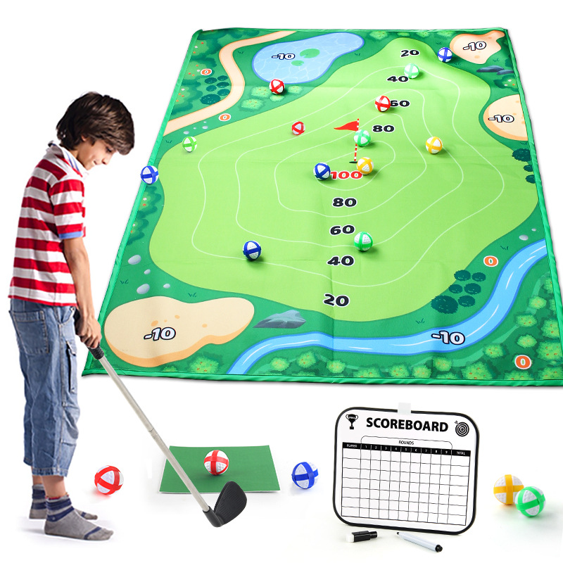 골프 게임 매트, 어린이 장난감 세트, 골프 클럽, 실 - Golf Equipment Set 리뷰 및 가격