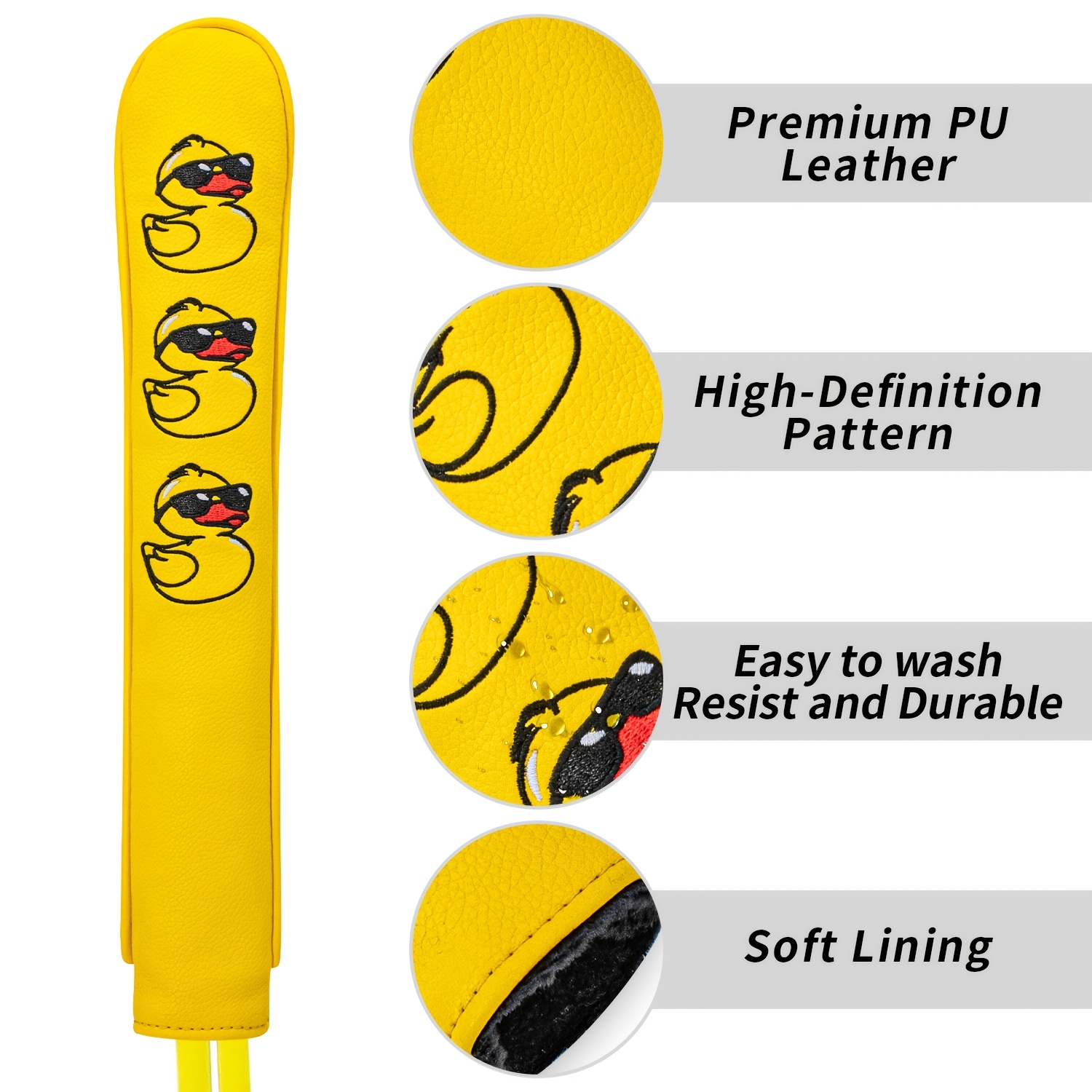 1개의 오리 모양 골프 클럽 헤드 커버(방향 지정 스틱 - Golf Equipment Storage 리뷰 및 가격
